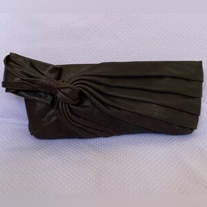 Alexis Hudson leather clutch/wristlet